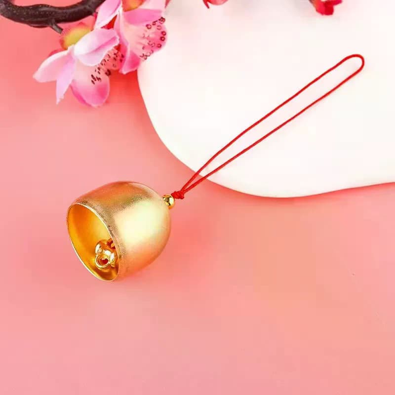 Mini sino diy acessórios Material carrilhão de vento decoração de natal decoração de ano novo Anti-roubo campainha pinge