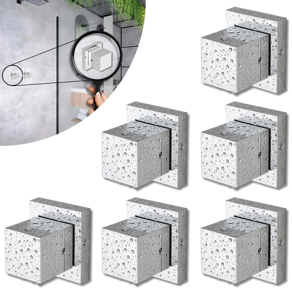 Acabamento Registro Cromado Quadrado Kit 6 Peças Com Conversor Docol Deca