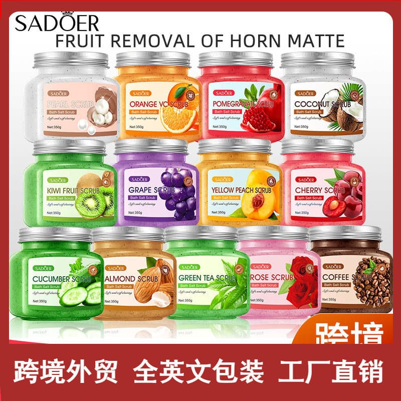 All English Scrub SADOER Fruit Esfoliante Limpeza Scru