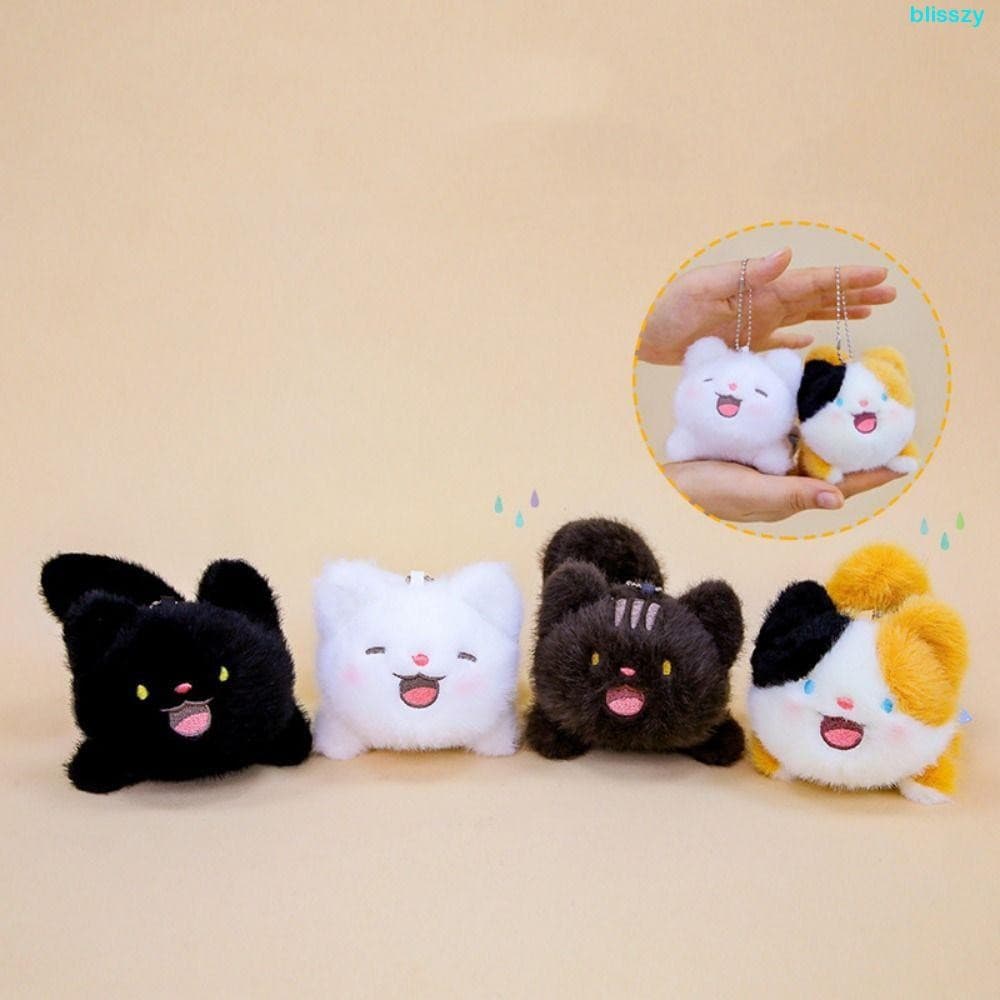 Pingente De Boneca Animal ISSZY , Chaveiro De Pelúcia De Gato De Desenho Animado De Design Criativo , Mochila Estilo Fof