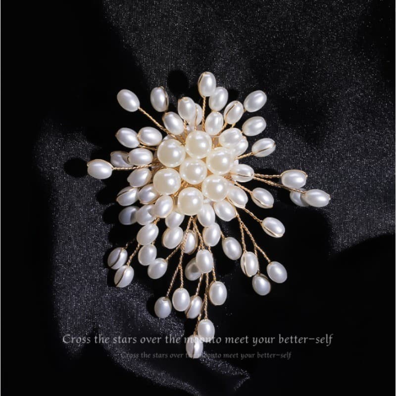 Broches De Pérolas Tecidos À Mão , Corsages De Luxo De Alta Qualidade , Nicho , Acessórios De Moda Faça Você Mesmo