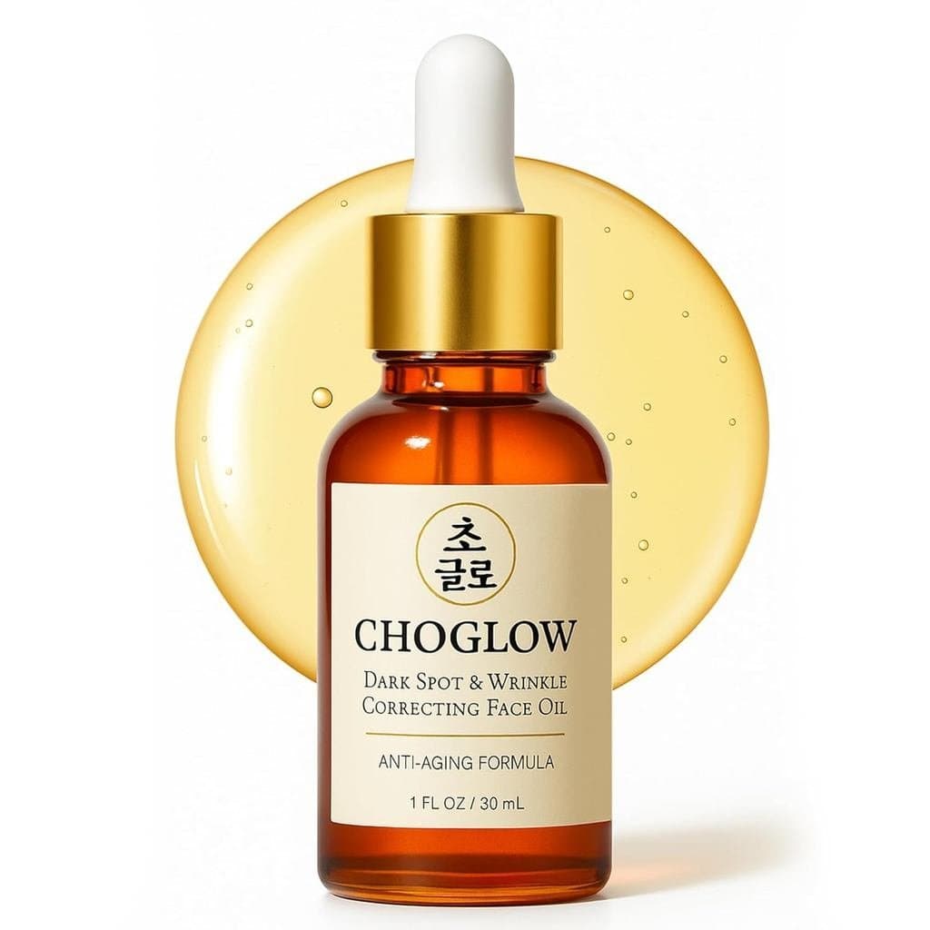 Óleo Facial Iluminador – Alternativa ao Retinol para Manchas Escuras, Rugas e Poros – Jojoba, Moringa, Rosa Mosqueta, Es