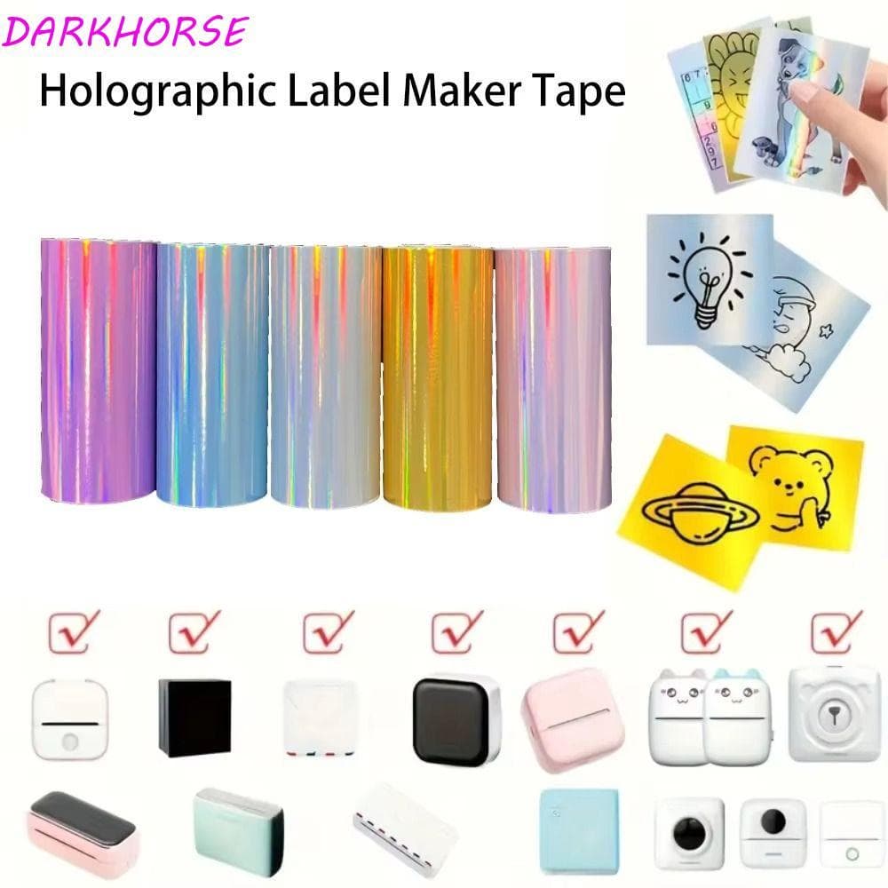 Papéis Para Impressora Térmica DARKHORSE , Papel Térmico Holográfico De Cores Vibrantes Em HD , Acabamento Liso Premium