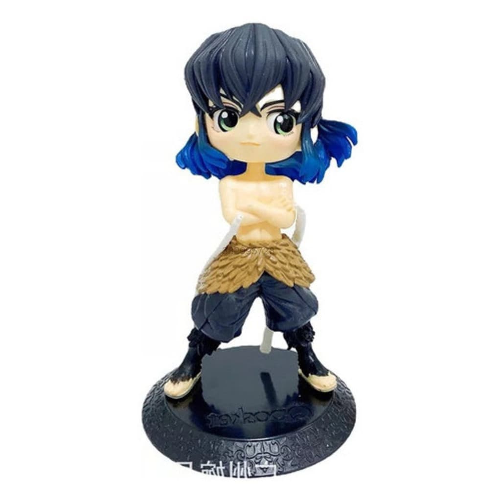 Figure Inosuke Action Demon Slayer Kimetsu No Yaiba Colecionável Pvc 14cm
