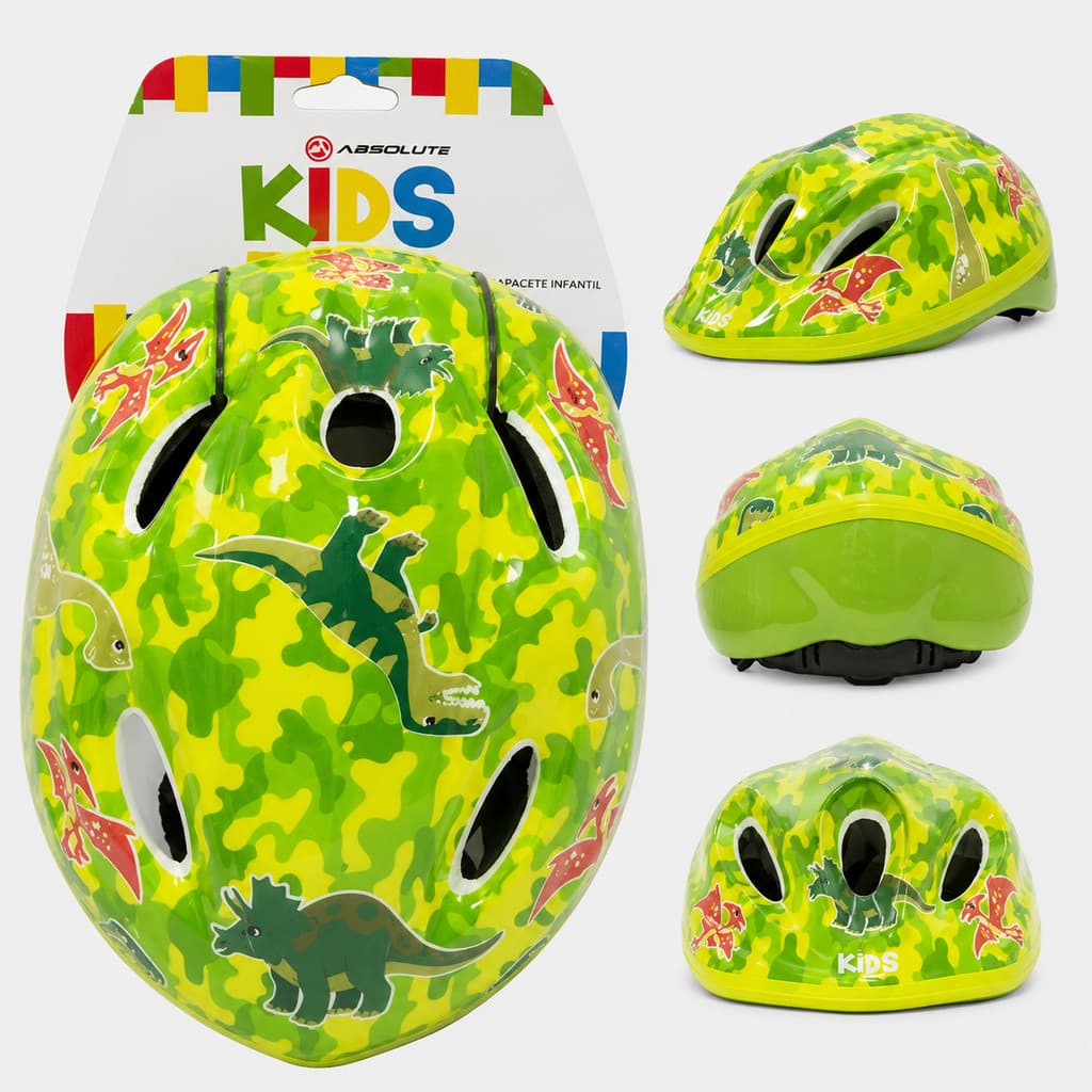 Capacete Infantil Kids Ciclismo Bike Skate Patins Dinossauro Tamanho P