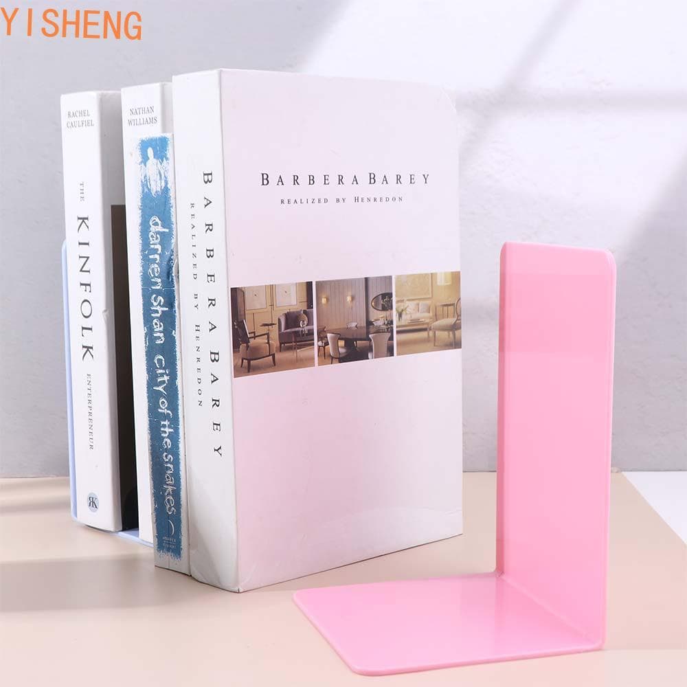 YISHENG Suporte Para Livros , Suportes De Mesa Duráveis Em Forma De L , Exibição Simples , Estante De