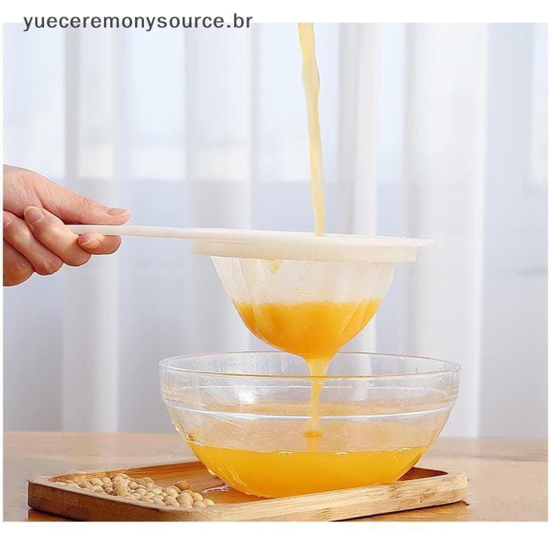 # yuece Coador De Alimentos De Malha Fina 1 Peça Filtro Reutilizável Ecológico Para Leite De Soja Caseiro Suco De Frutas