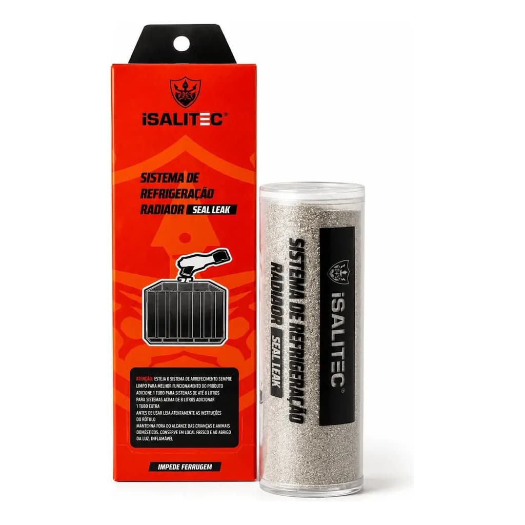 Selante Radiador Seal Leak Isalitec Anti Vazamento Cinza-escuro