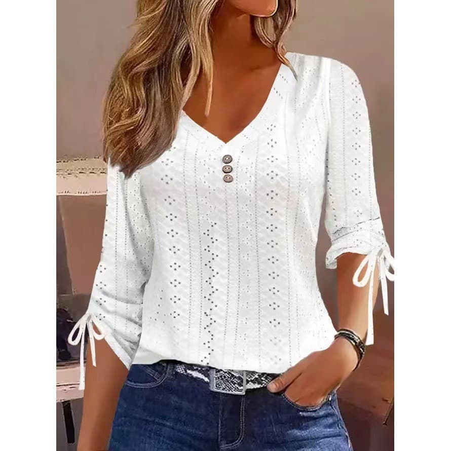 Blusas Elegantes Femininas, Camisas Vazadas, Roupas Femininas, Nova Coleção Outono Inverno 2026, Camisa Branca de Manga