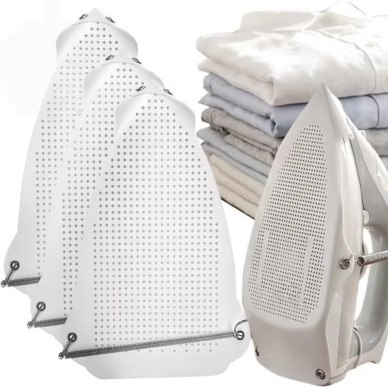 3-1 Pçs Universal Tábua De Passar Roupa Capa De Sapato De Ferro PTFE Resistente Ao Calor Protetor De Pano Placa Inferior