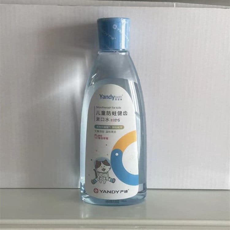 Yandi Esterilização bucal infantil, Anti-cavidade, sem flúor, sem álcool, antibacteriano, fresco, Remove mau hálito, beb
