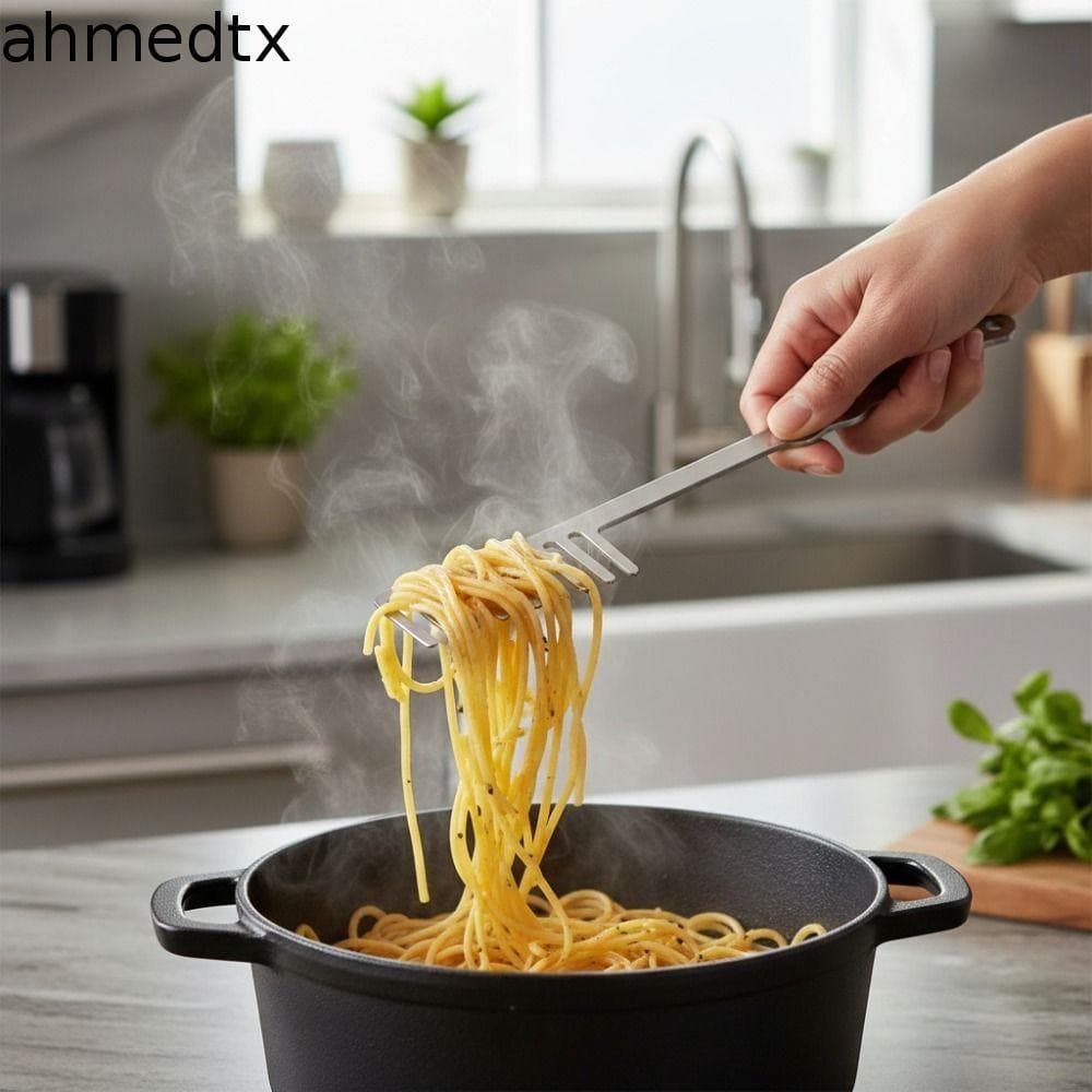 Garfo De Servir Espaguete AHMEDTXB , Pente De Drenagem De À Prova De Ferrugem Com Dissipação De Calor , Aço Inoxidável