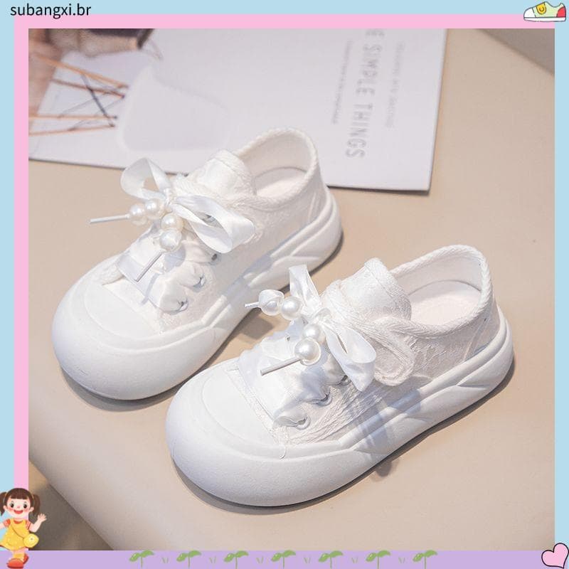 Meninas sapatos de lona primavera outono novo estilo crianças sola macia leve sapatos casuais meninas estudantes moda sa