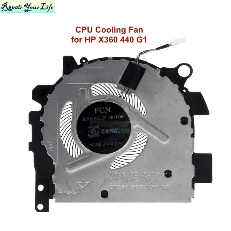 Ventilador De Refrigeração Da CPU Do Portátil Para HP ProBook X360 440 G1 HSN-W01C Notebook PC Cooler Ventiladores Radia