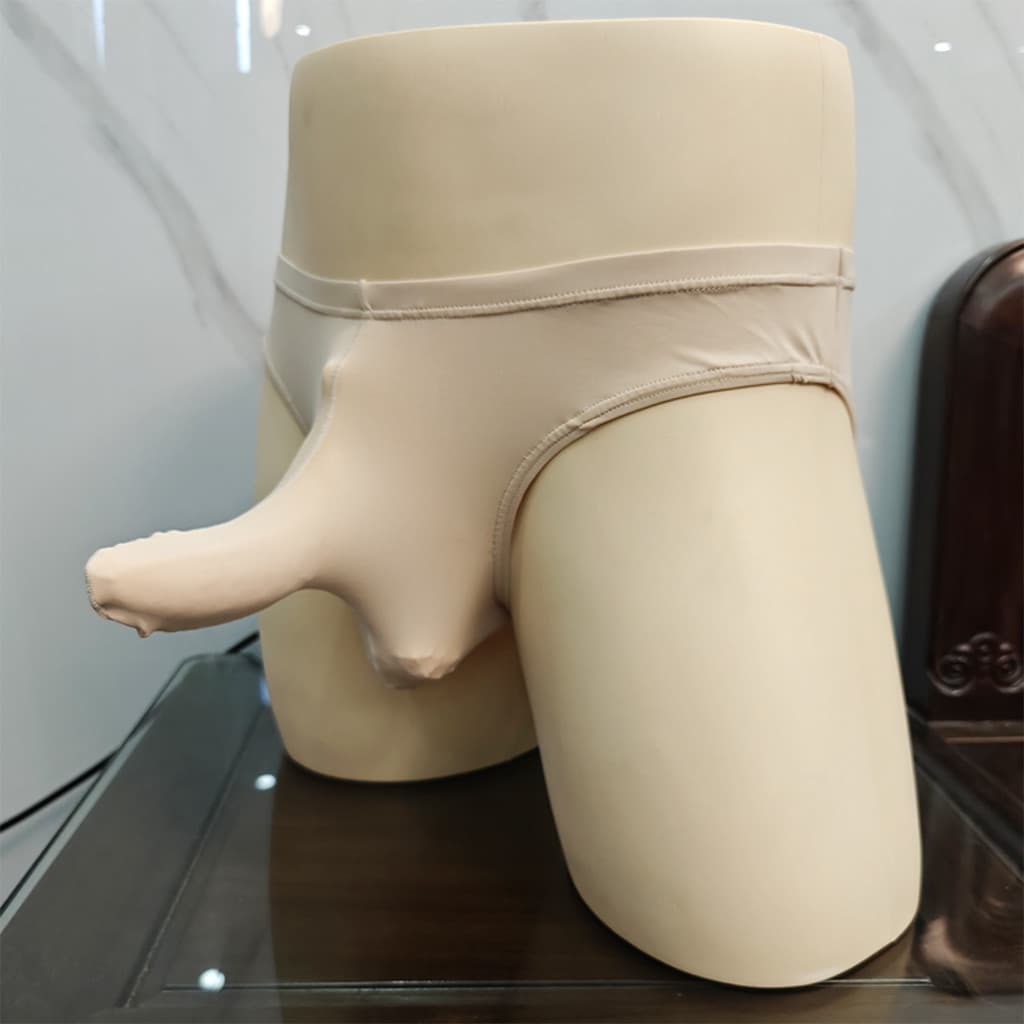 996 cuecas masculinas modernas de peça única, estilo "trunk" (corte elefante), em tecido de seda gelada, suaves, únicas