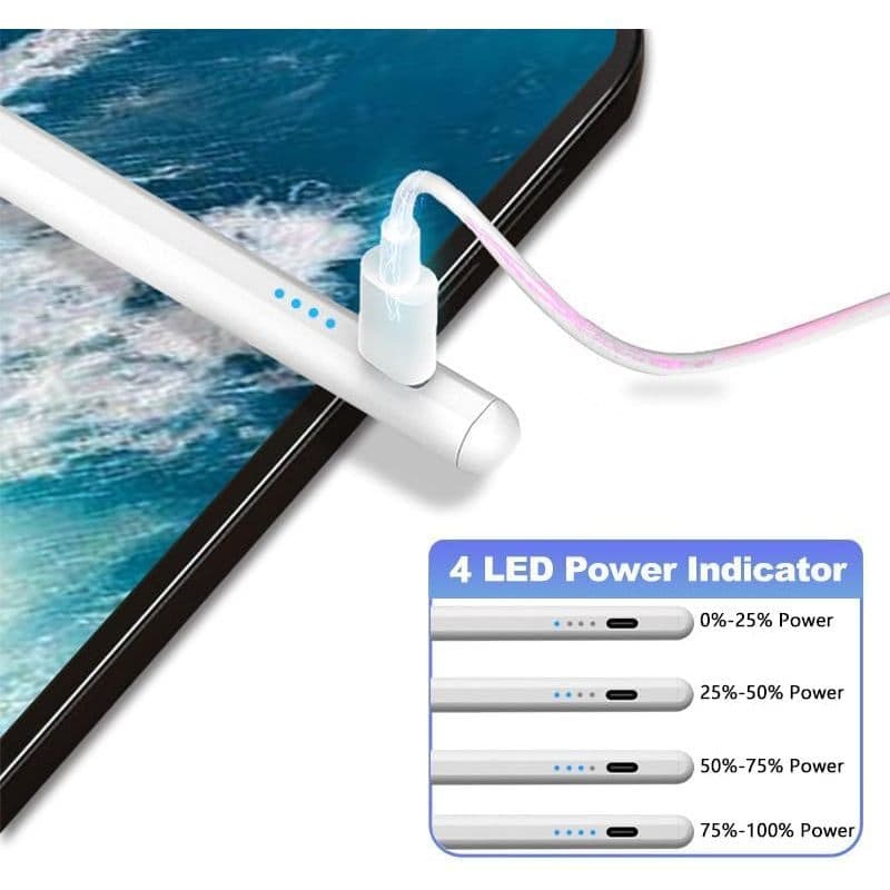 Caneta Stylus Dediada Para iPad Com Rejeição De Palma & amp ; Sensibilidade De Inclinação , Carga De 60-90 min 7-9 Horas