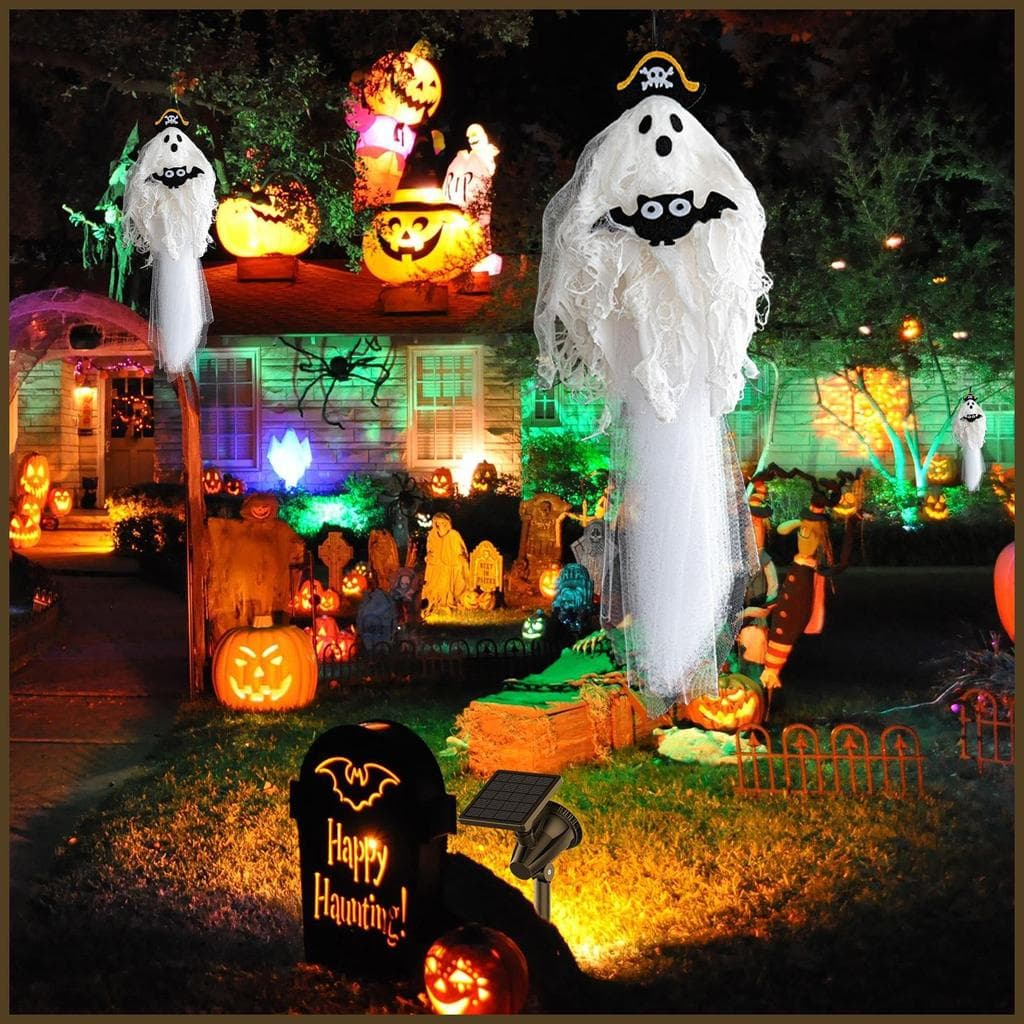 Halloween Fantasma Assustador Pirata Chapéu Design Estatueta Ornamentos Decorações Ao Ar Livre Para Interior sentanebr