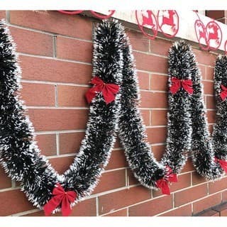 2m Guirlanda natal enfeite pluma cordão verde natalina decoração Decoração Decoração