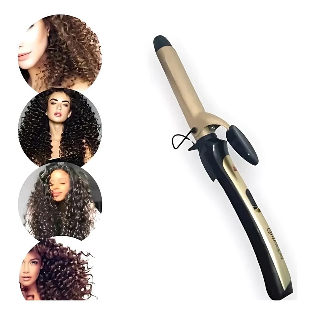 Modelador de Cachos Profissional Estilo Babyliss 22mm Bivolt Aquecimento Rápido Ondas Cabelo Curler