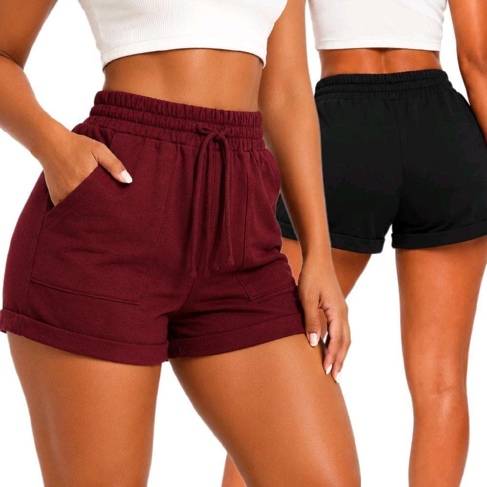 Bermuda Moletom Feminina com Bolso Short Feminino Moletom Confortável Shortinho Moletinho casual academia