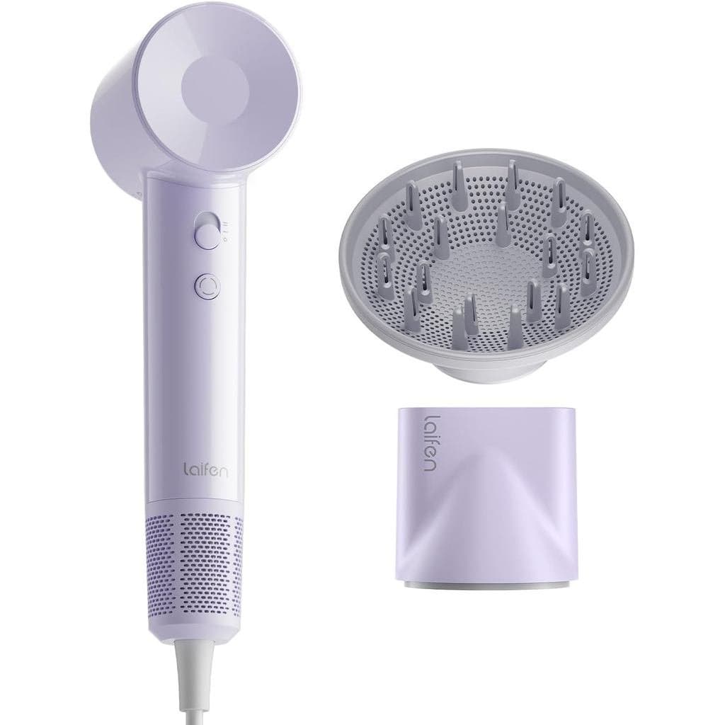 Secador de cabelo com baixo ruído e bico leve, secador de cabelo litese2, velocidade de secagem ajustável, secador de ca