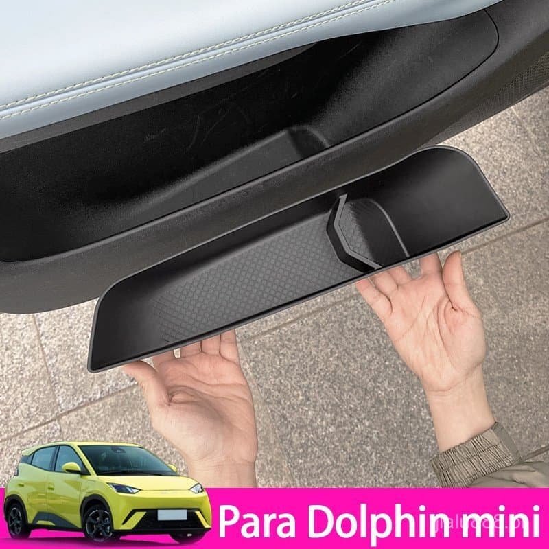 Adequado para BYD Dolphin Mini / BYD Seagull, caixa de armazenamento sob a porta do carro + acessórios internos 73BZ ADT