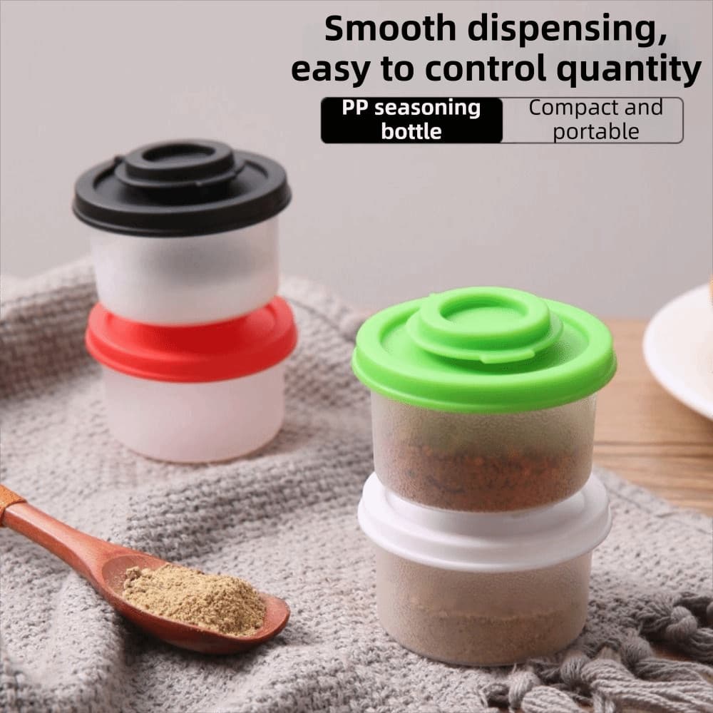 GRRDELOX 4 Unidades De Frasco De Tempero , Mini Garrafa De Agitação De Pimenta De Sal À Prova De Poeira , Ferramentas De