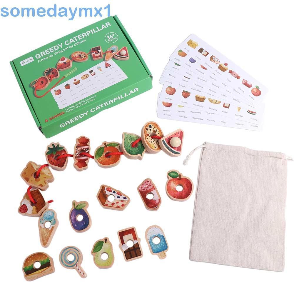 Brinquedo de Encaixe de Contas SOMEDAYMX1, Jogo de Desenvolvimento da Inteligência Infantil MTIL
