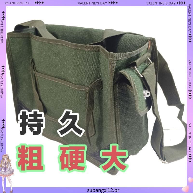 2 bolsa de ferramentas de lona espessada bolsa de ferramentas de pedreiro bolsa de carpintaria multifuncional bolsa de f