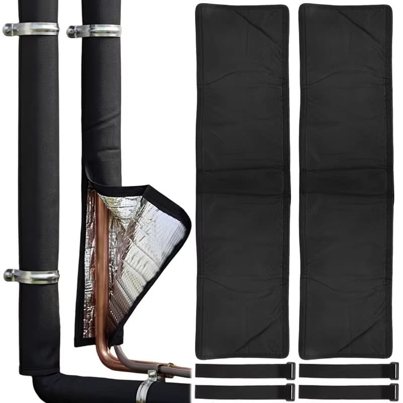 Tampa De Isolamento De Tubo De Cobre De 3 Camadas-Espessada , Resistente À Geada-Proteção-Manga Térmico De Mangueira Ca-