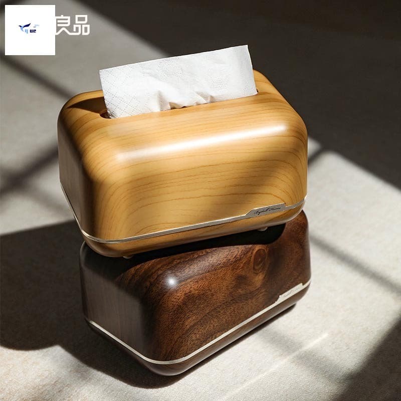 Caixa De Guardanapo De Mesa Criativa De Cor De Madeira-Tecido De Armazenamento Doméstico Para Sala De Estar