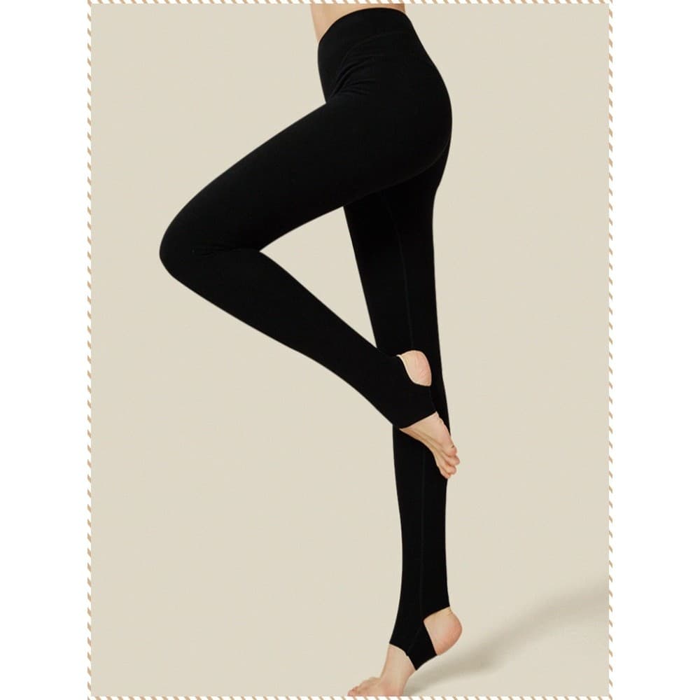 [Calor Extra] Legging กางเกงรัดรูปเนื้อฟูกันหนาว/เลกกิ้ง/กันหนาว/ผู้หญิง/สวมใส่สบาย Térmica/Alta/Cintura/Quente/Confortá