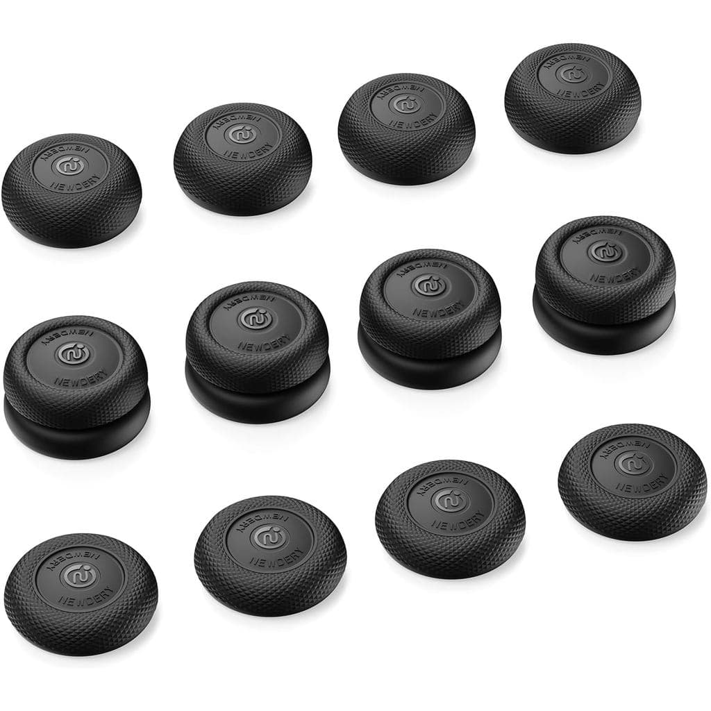 NEWDERY Protetores de Polegar para Controle PS4/PS5, 3 Opções de Altura (Baixa/Média/Alta) para Precisão e Controle, Cap