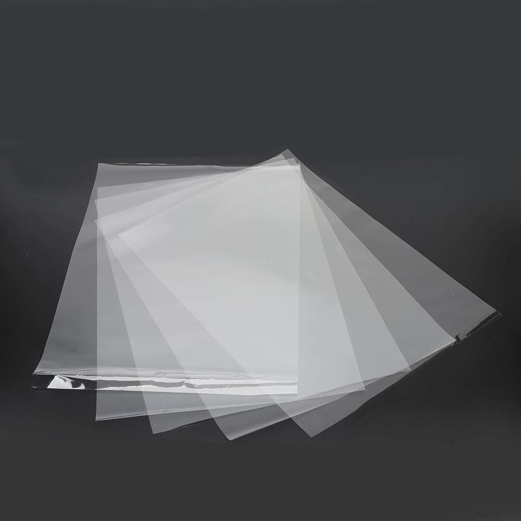50 folhas de papel de transferência transparente, papel de filme de transferência térmica com padrão claro para designs