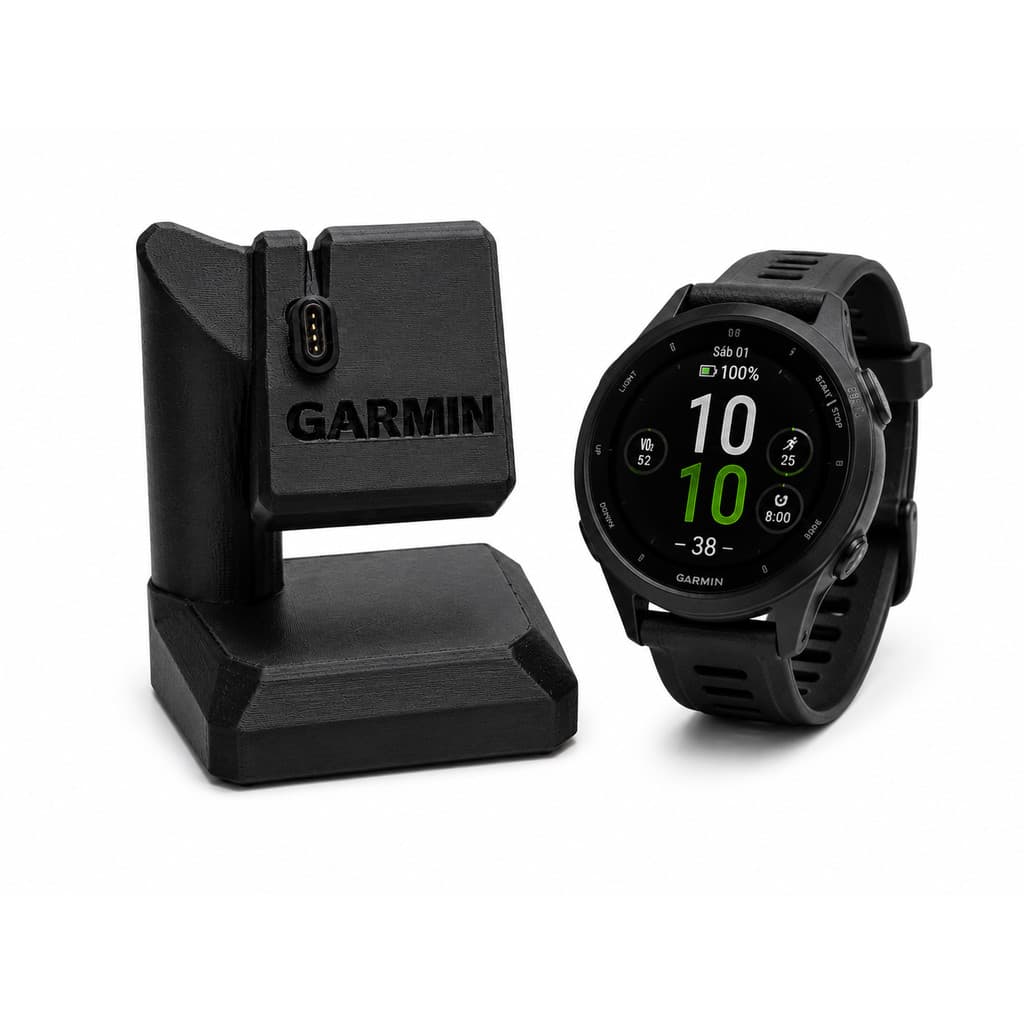 Suporte De Mesa Para Carregador De Relógio Garmin Quadrado