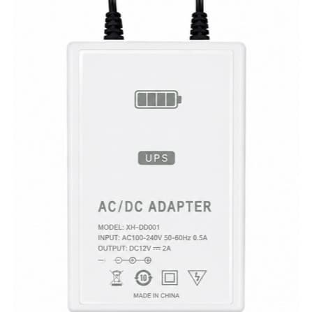 Adaptador AC/DC com UPS Integrada – 12V 2A