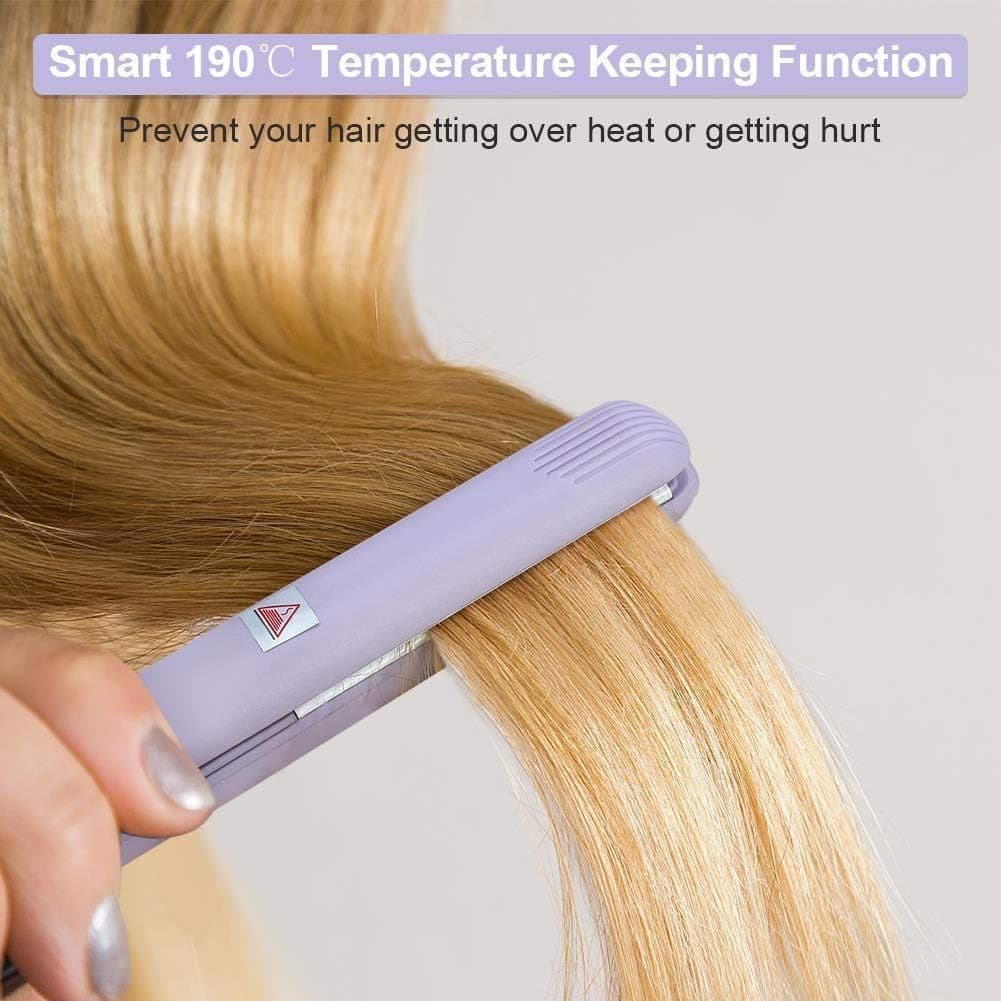 Mini Chapinha Prancha De Cabelo Pequena Portátil Chapinha Profissional Com Case Transporte Bivolt