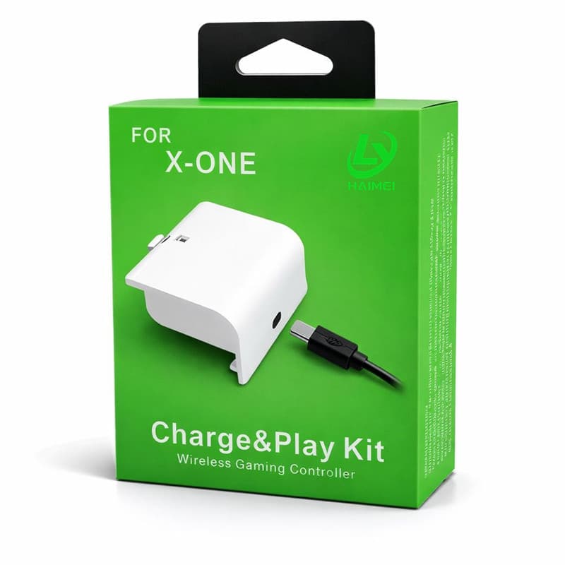 Bat. Para Controle Xbox One S Fat Branca Recarregável/ Pronta Entrega.