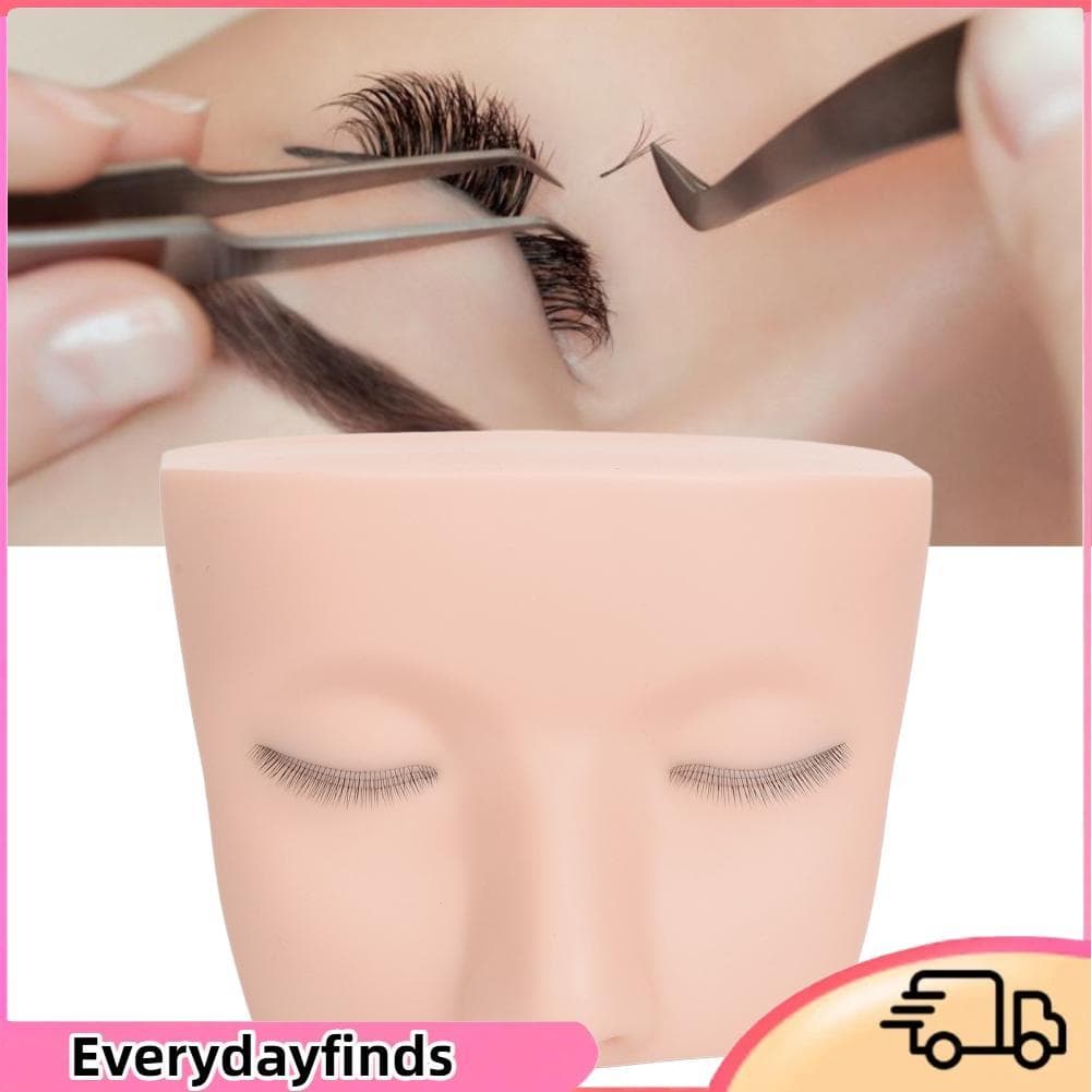 Everydayfinds-br Everydayfinds-br Cabeça de manequim de cílios TARSHYRY com 3 camadas de extensões de cílios de
