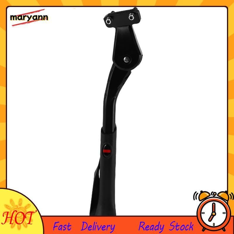 Ajustável Dobrável Bicicleta Kickstand Rack De Estacionamento Suporte Lateral Kick Pé Cinta Peças Ciclismo 20-29 Polegad