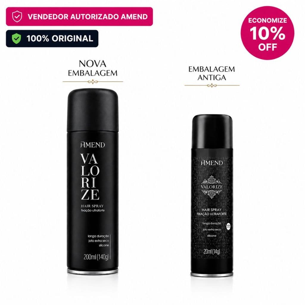 Hair Spray Valorize Ultra Forte 200ml - Amend Cosmetics