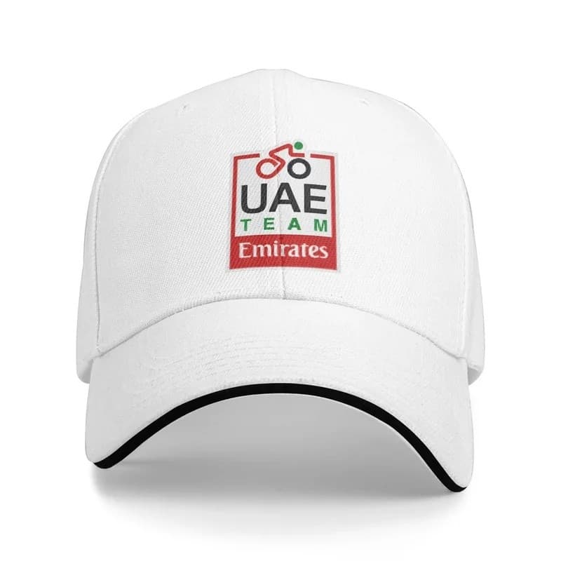 Chapéu Sanduíche Unissex Da Equipe Dos EMIRATES Emirados Árabes Unidos , Bonés De Beisebol Retrô De Poliéster Tadej Poga