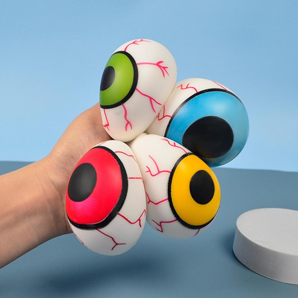 Espremer Bolas Globo Ocular Jogo Sensorial Halloween Horror Sensoriais Para Estudantes Crianças Adultos Adolescentes Cal
