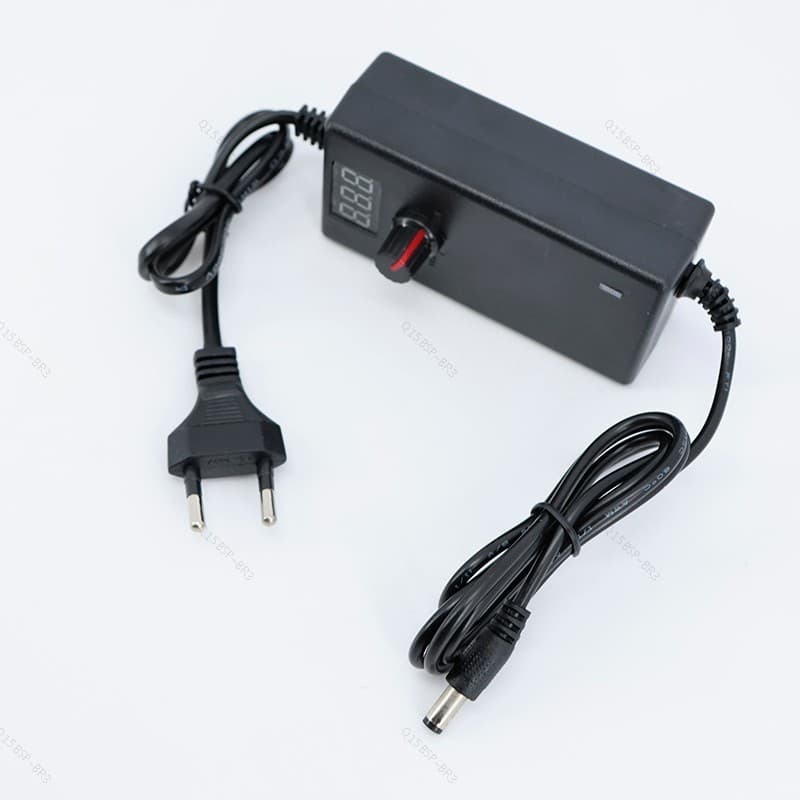 Adaptador De Alimentação Ajustável Universal AC 220V Para DC 3V-24V 5V 6V 9V 12V 15V 18V 1A 1000mA Carregador BR15B3