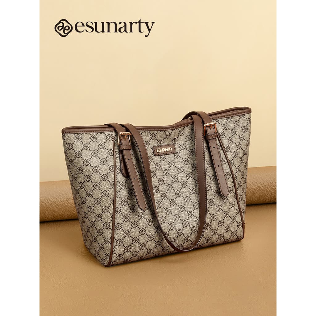 Bolsa Tote de flor antiga feminina 2026 novo estilo High-End Commuter Casual bolsa de ombro grande capacidade bolsa femi