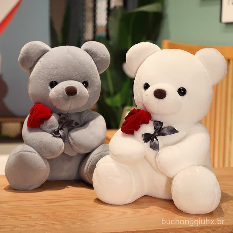Segure Rosa Pequeno Urso Boneca De Pelúcia Animal Para Namorada Presente Do Dia Dos Namorados Brinquedo