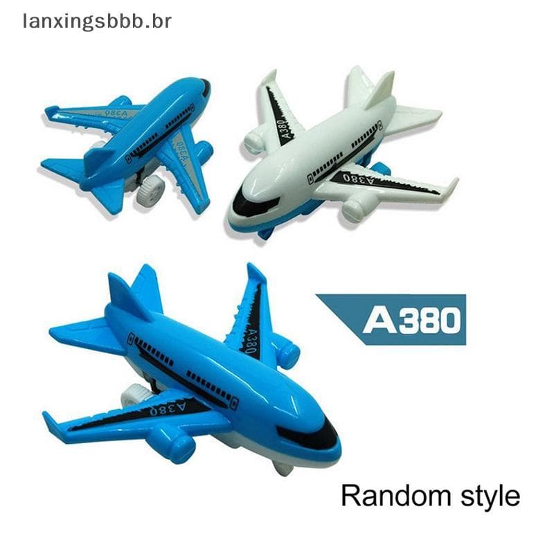 [LAX] 1 Pc Novo Modelo De Ônibus Aéreo Durável Para Crianças Aviões De Brinquedo Diecasts BR