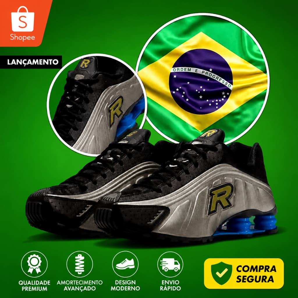 Tenis masculino seleca Brasil edicao especial lançamento
