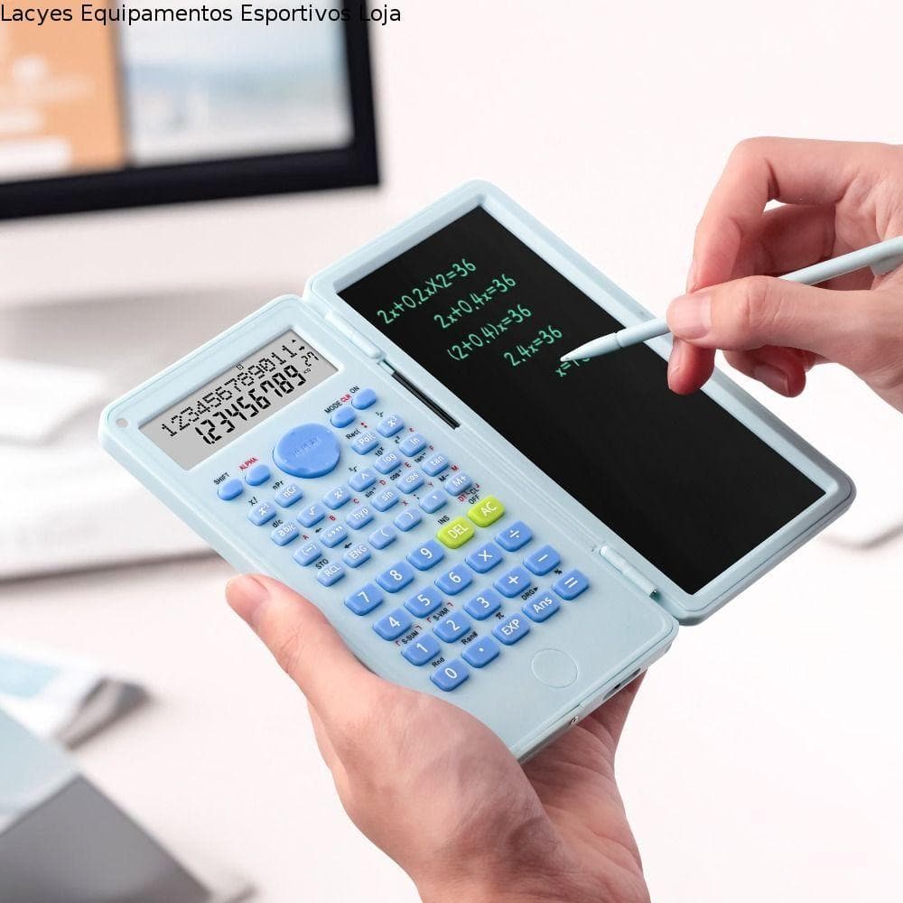 Calculadora Científica LACYES , Calculadoras De Função 2 Em 1 Com Tela Grande E Tablet , Portátil