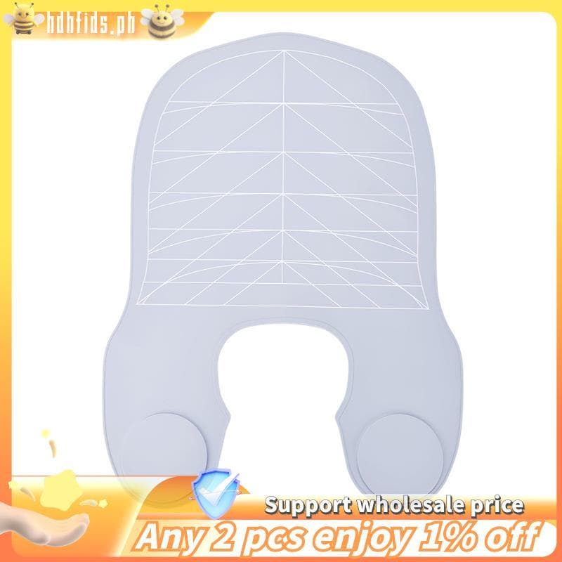 Capa De Corte De Cabelo Listrada , 1 Peça , Silicone , À Prova D'água , Gola , Salão De Cabeleireiro , Almofada